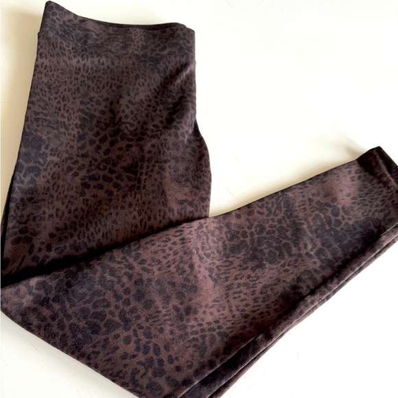 Matty M Pants - Matty M Leggings S Brown/Black Leopard Print.  27” inseam NWOT
